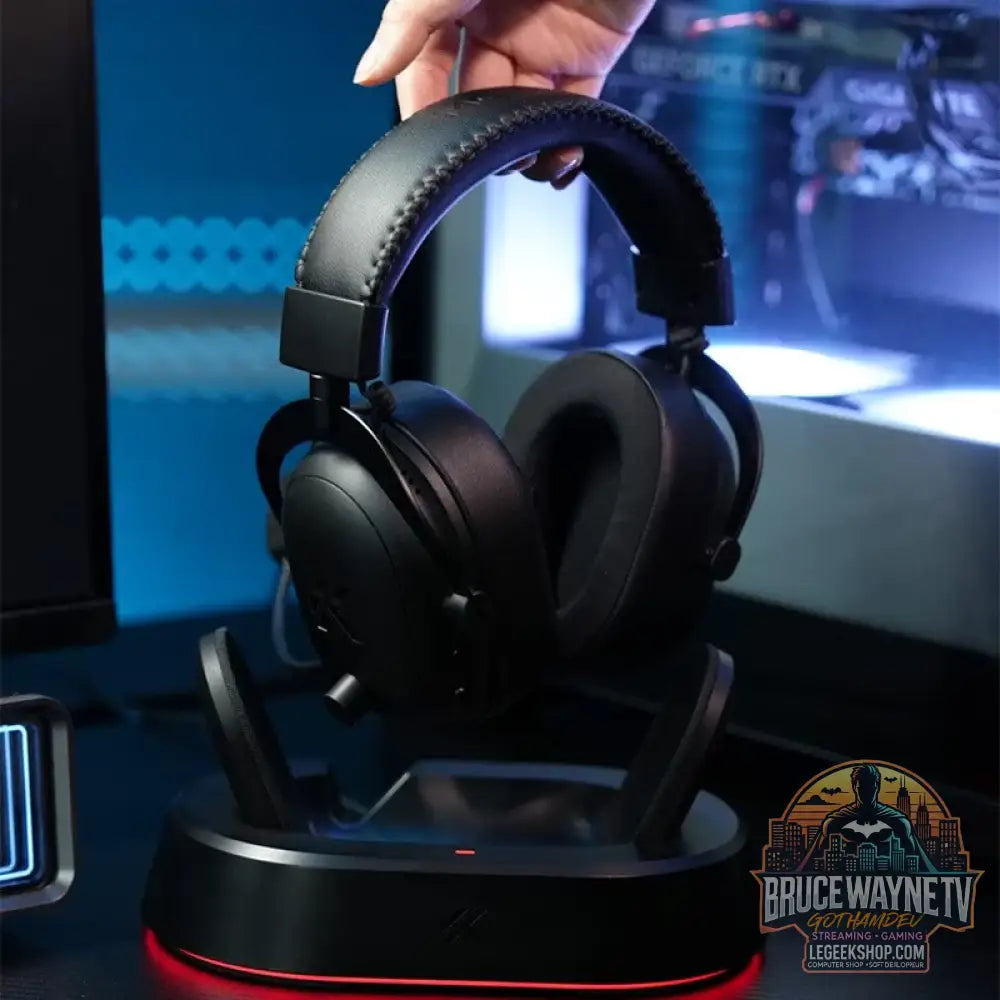 Casque de jeu MCHOSE V9 Turbo prend en charge BT 2.4G connexion sans fil à faible latence vitesse maximale