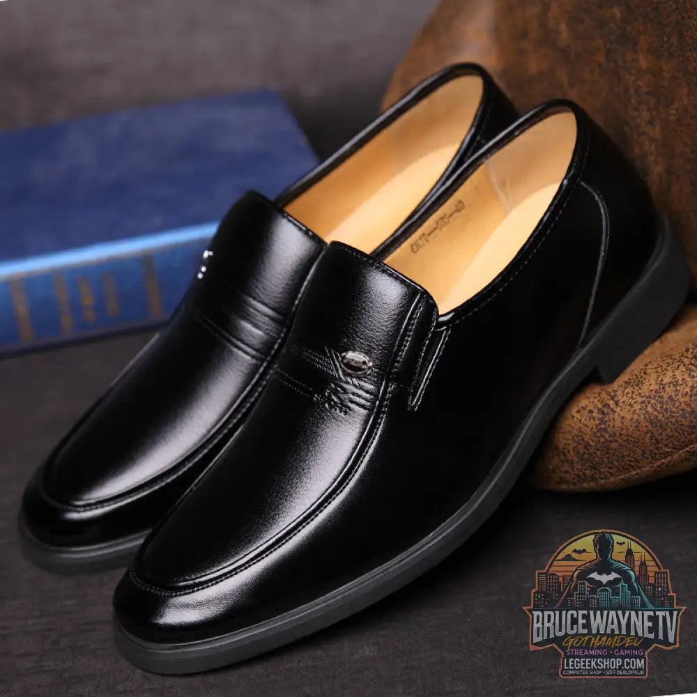 Chaussures Homme Cuir Souple Business Casual Respirantes - 5230 Black / 38 - Chaussures Homme