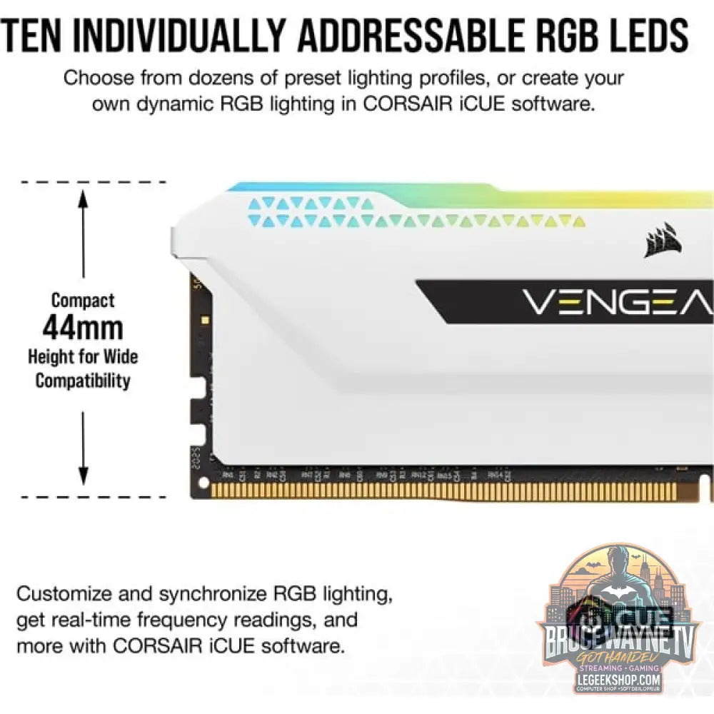 Corsair DIMM 64 GB DDR4-3200 (4x 16 GB) Quad-Kit, Arbeitsspeicher - Corsair - vue 8