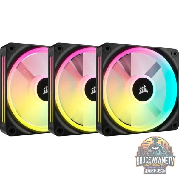 Corsair iCUE LINK QX120 RGB 120-mm-PWM-Lüfter, Gehäuselüfter - Corsair