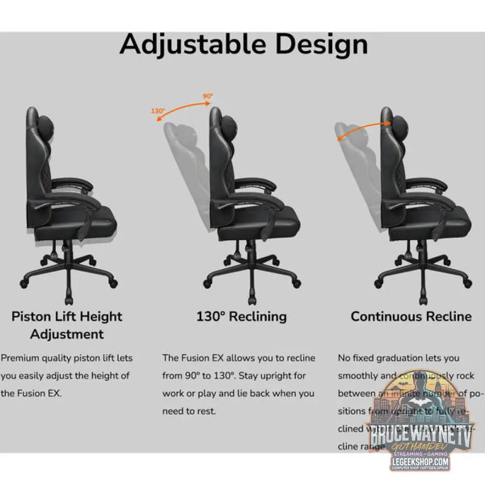 Cougar chaise gaming Fusion EX Gold F - Cougar - vue 16