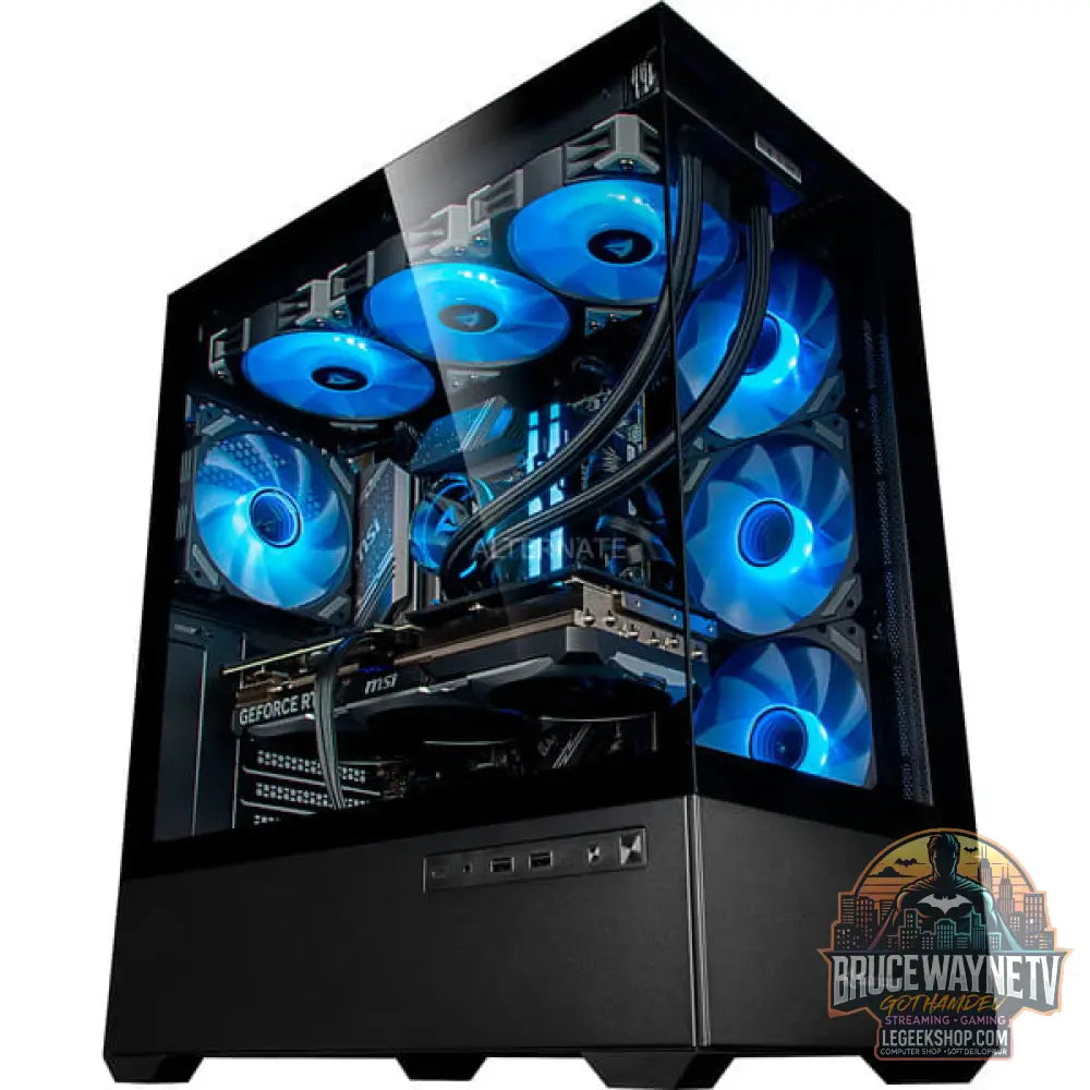 Custom PC Series • Blue Thunder Elements Gaming-PC — vue 2