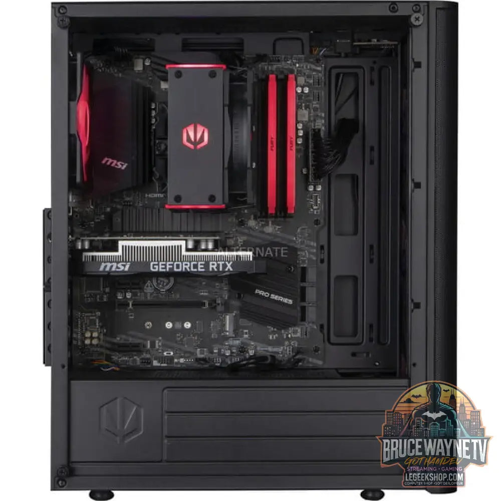 Custom PC Series • Red Hero Essentials Gaming-PC — vue 3