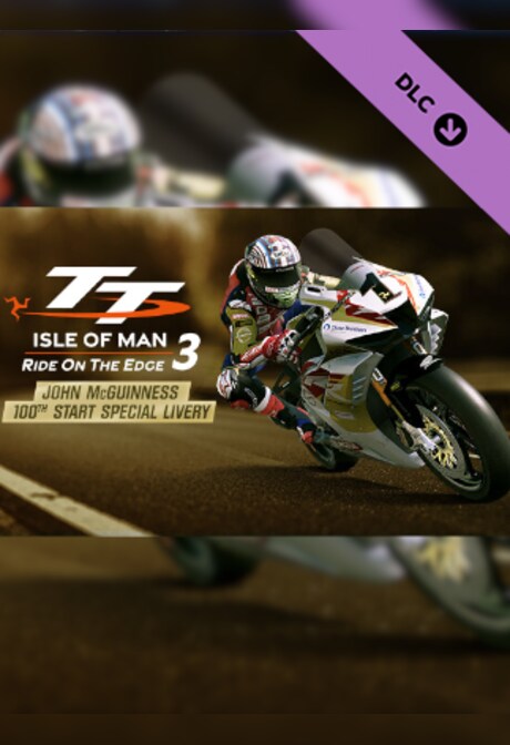 TT Isle Of Man 3 - John McGuinness 100th Start Special Livery (PC) - Steam Key - GLOBAL