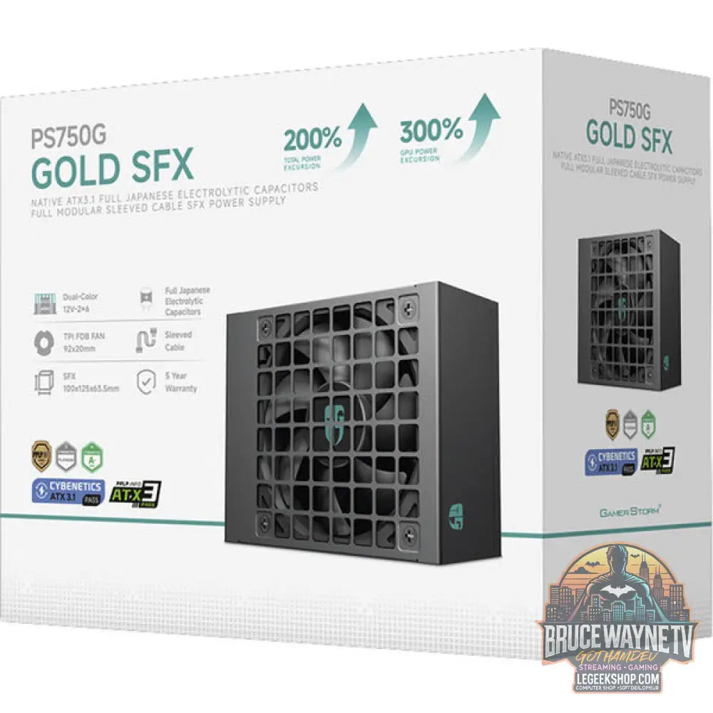 DeepCool GAMER STORM PS750G, alimentation PC - DeepCool - vue 8