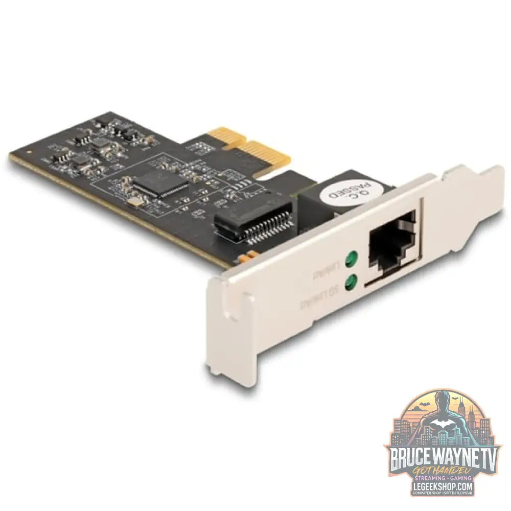 DeLOCK PCI Express x1 Karte zu 1 x RJ45 5 Gigabit LAN RTL8126 - DeLOCK - vue 2