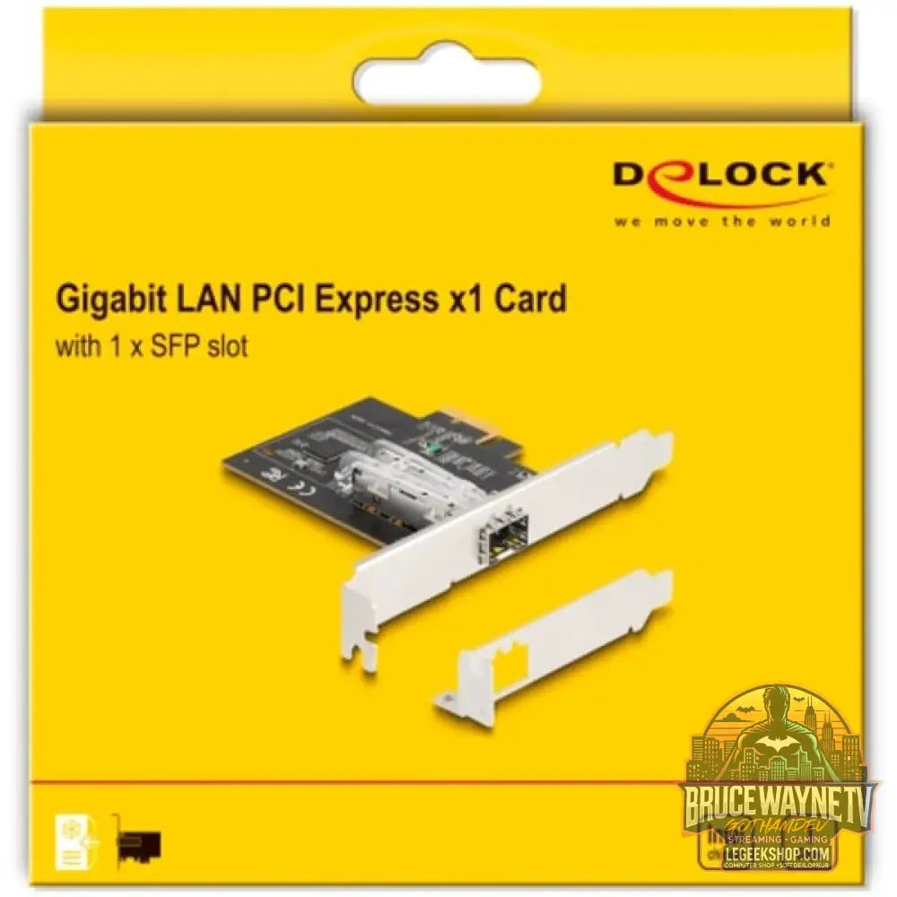 DeLOCK PCI Express x1 Karte zu 1 x SFP Slot Gigabit LAN i210, adaptateur réseau - DeLOCK - vue 5