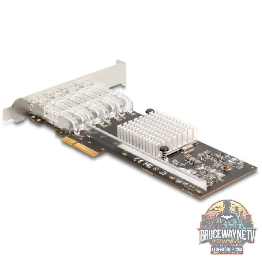 DeLOCK PCI Express x4 zu 4 x SFP Slot Gigabit LAN i350, adaptateur réseau - DeLOCK - vue 3