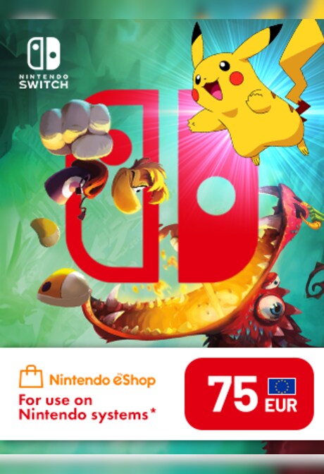 Nintendo eShop Card 75 EUR - Nintendo eShop Key - GERMANY