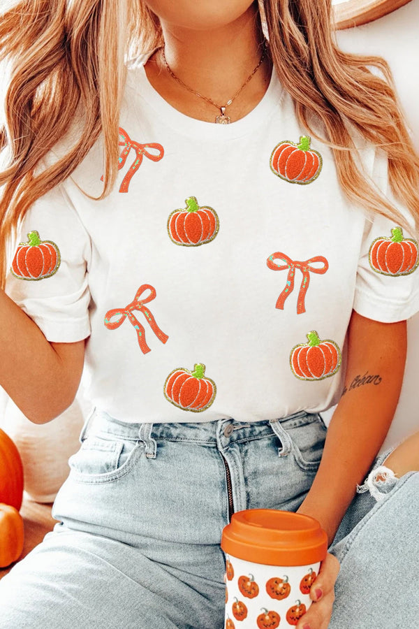 Short paillettes, casual — blanc