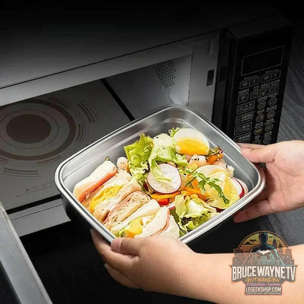 🥗 Boîte Alimentaire Inox 304 Hermétique | Lunch Box Bento Durable - Legeekshop