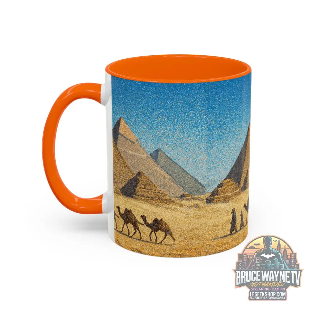 Egyptian Pyramids Camel Caravan Accent Coffee Mug - Mug