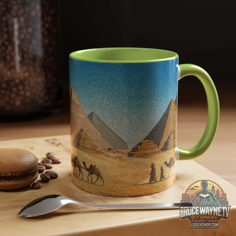 Egyptian Pyramids Camel Caravan Accent Coffee Mug - Mug
