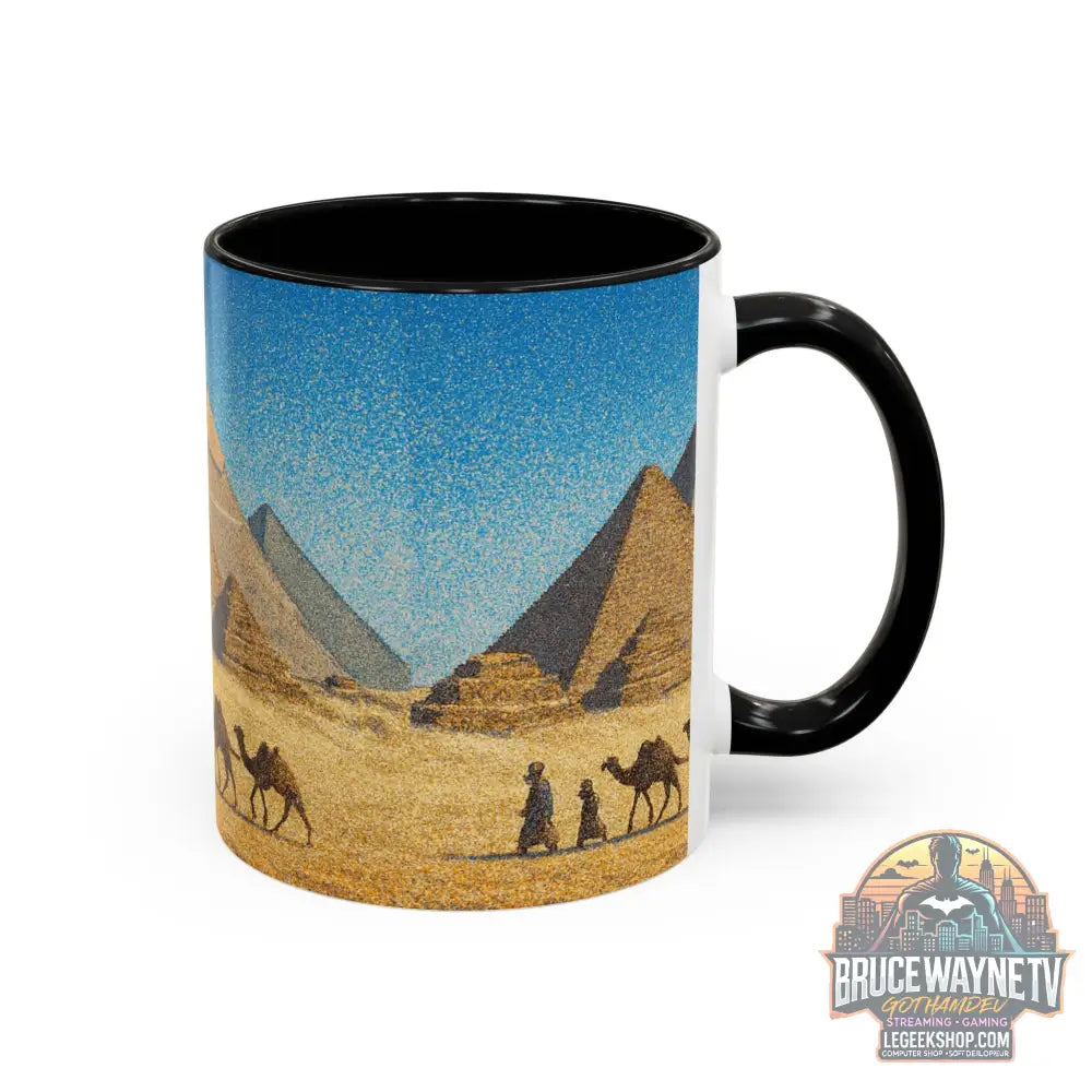 Egyptian Pyramids Camel Caravan Accent Coffee Mug - Mug
