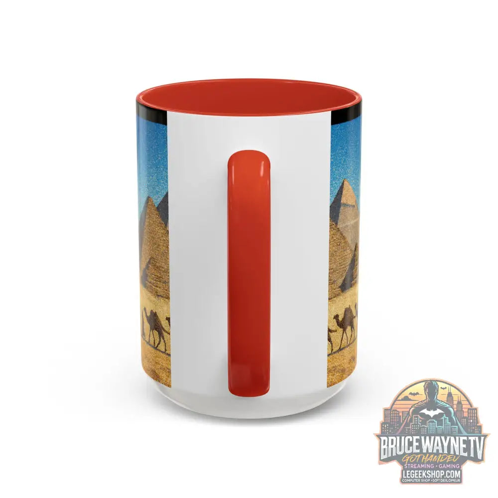 Egyptian Pyramids Camel Caravan Accent Coffee Mug - Mug