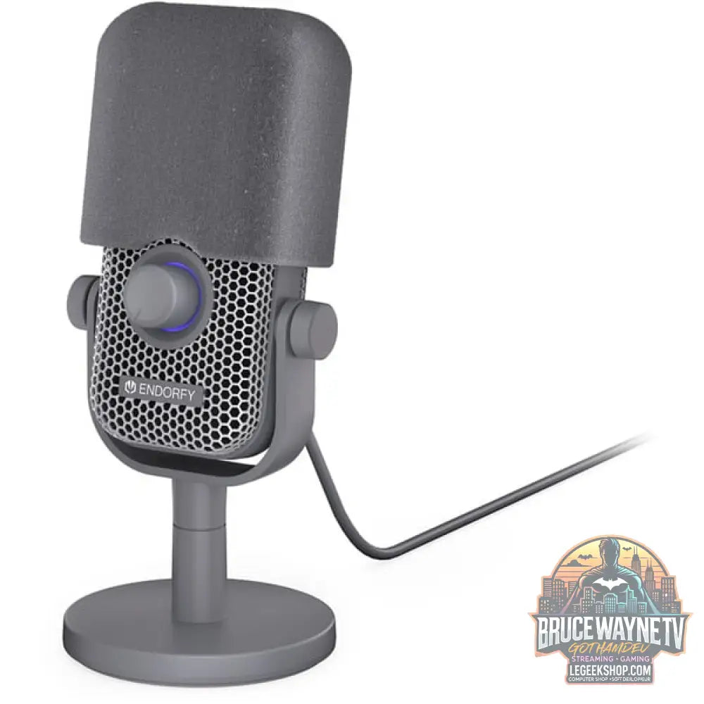 ENDORFY Solum Voice S Alt Gray, microphone gris foncé, USB-C, éclairage RGB - ENDORFY - vue 6