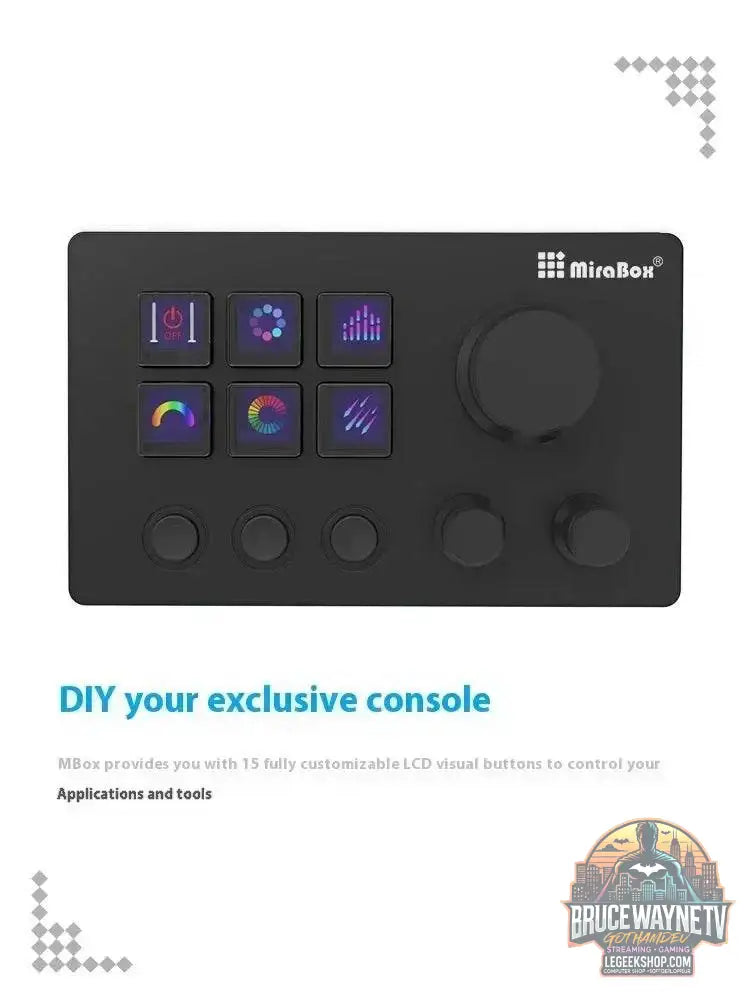 🎮 Clavier Macro Visuel Mirabox N3 – Streamdeck Personnalisable pour PC - Legeekshop