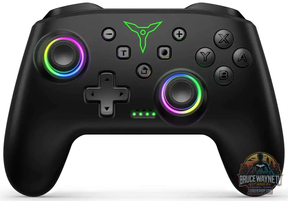 BEBONCOOL Advocate - Manette sans fil Switch Pro avec double vibration et Joysticks RGB - Legeekshop
