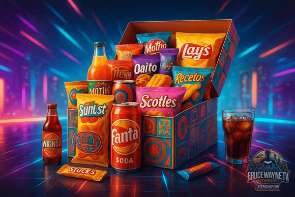 🌍 Snack Box Internationale – 20 Snacks : Sucré, Salé & Boissons - Legeekshop