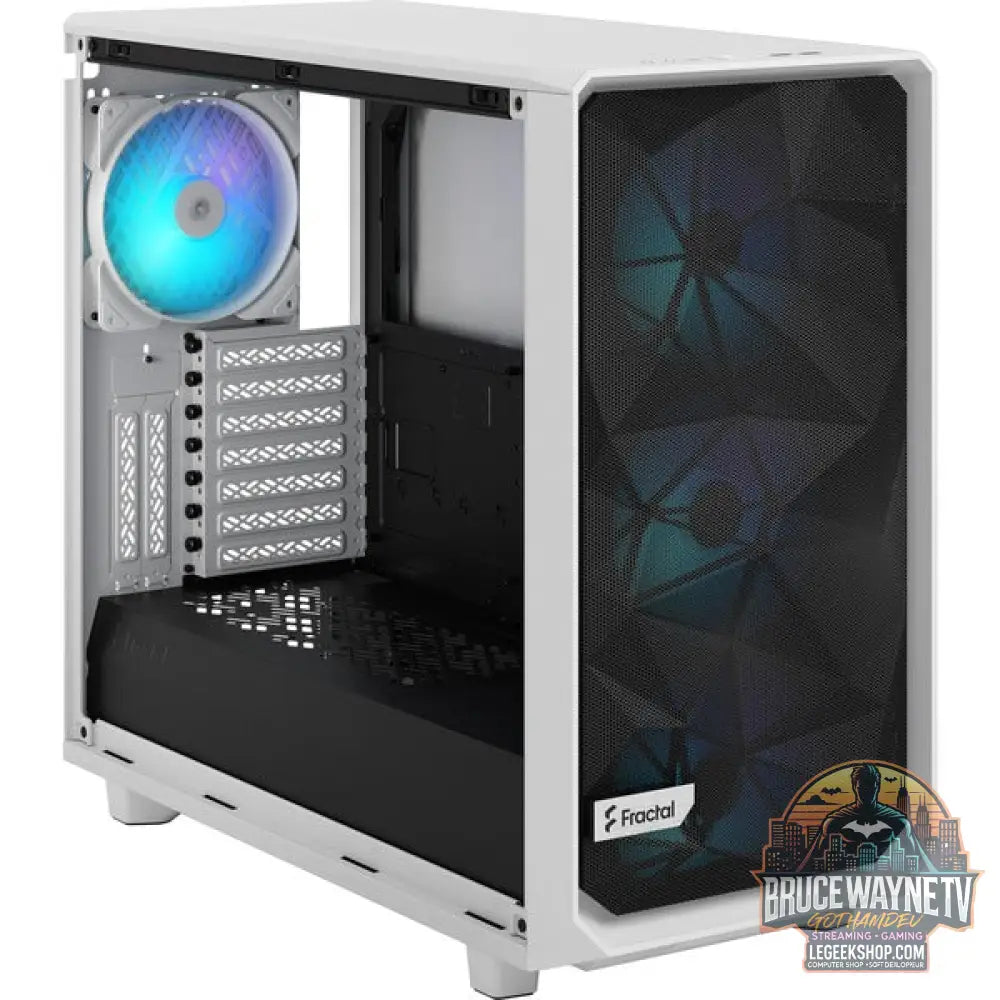 Fractal Design Meshify 2 RGB White TG Clear Tint, Tower-Gehäuse - Fractal Design - vue 10