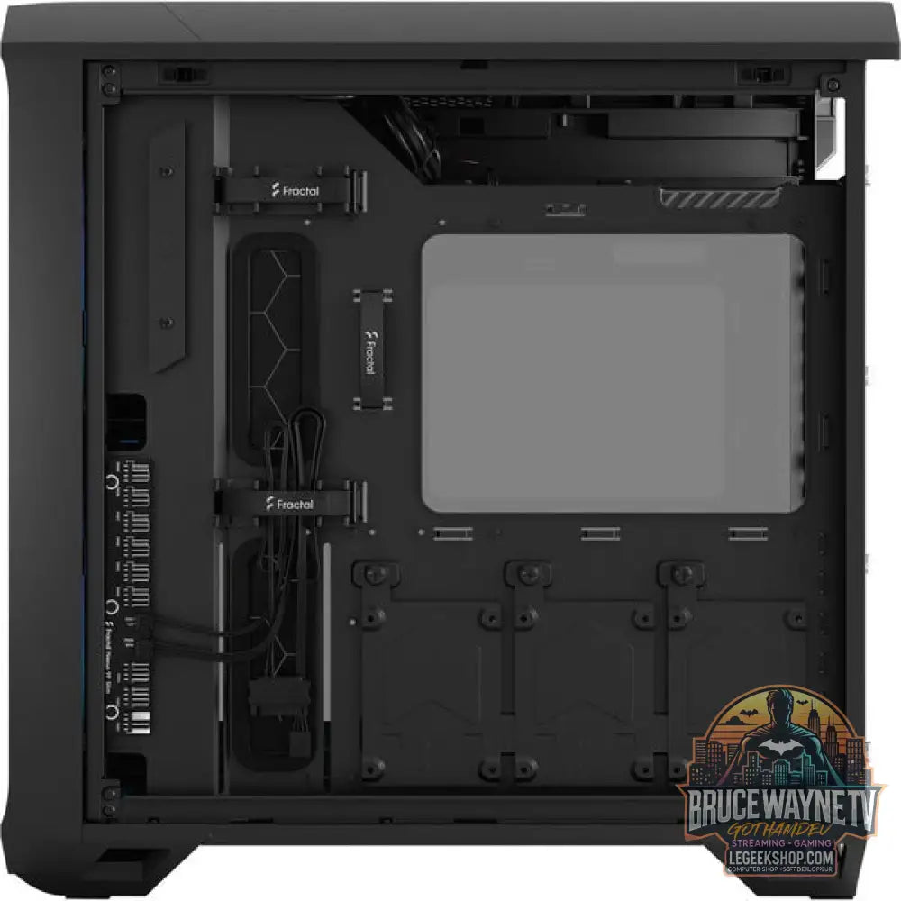 Fractal Design Torrent Compact RGB Black TG Light Tint, Tower-Gehäuse - Fractal Design - vue 8