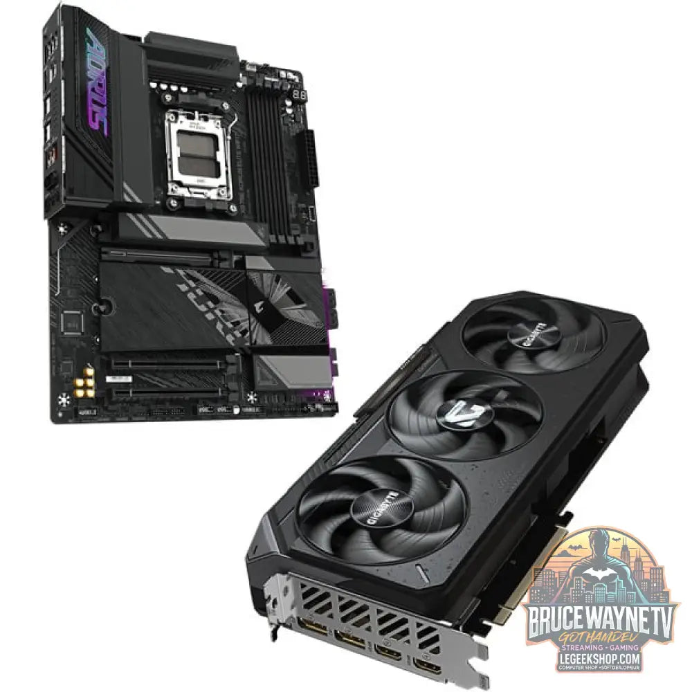 GIGABYTE AMD Upgrade Radeon RX 9070 XT Gaming OC + X870E AORUS ELITE WIFI7, kit upgrade PC - GIGABYTE - vue 2