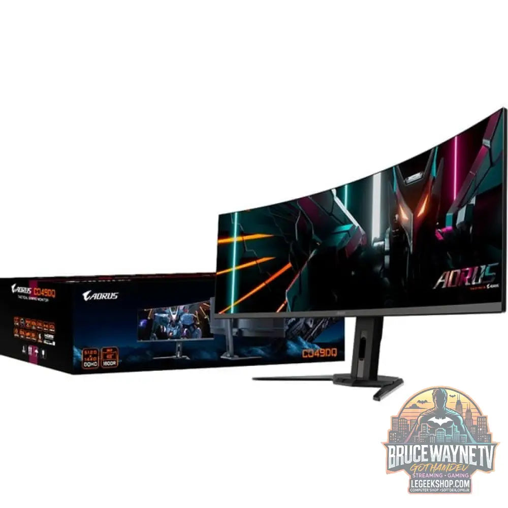 GIGABYTE AORUS CO49DQ, Gaming-Monitor - vue 8