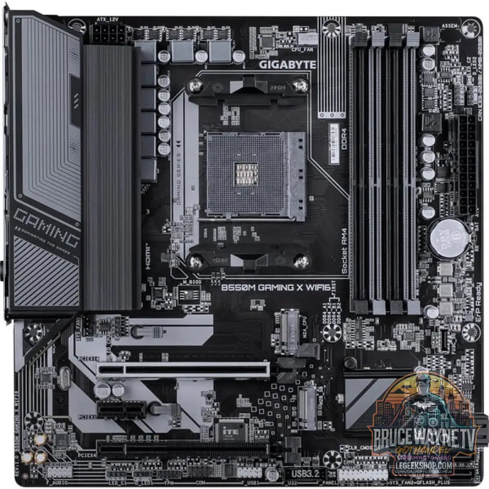 GIGABYTE B550M GAMING X WIFI6, carte mère - GIGABYTE - vue 2