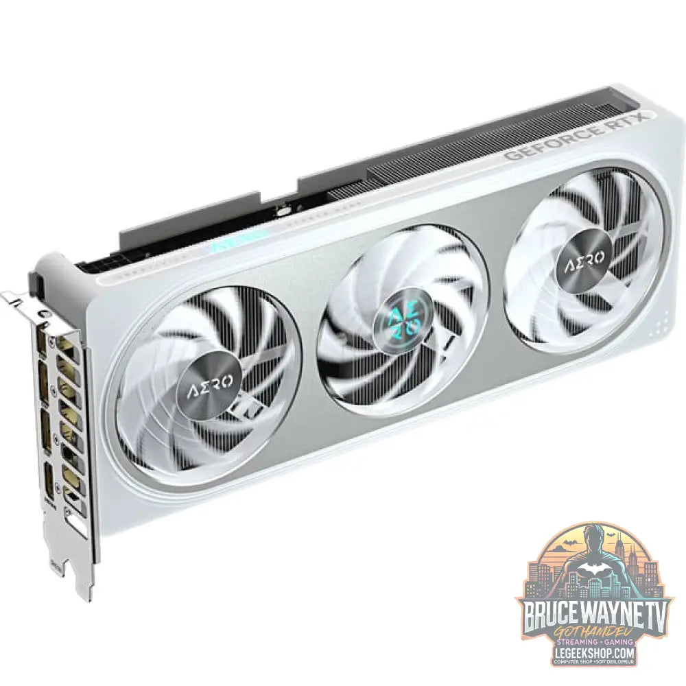 GIGABYTE GeForce RTX 5060 AERO OC 8G, carte graphique DLSS 4, 3x DisplayPort, 1x HDMI 2.1 - GIGABYTE - vue 3