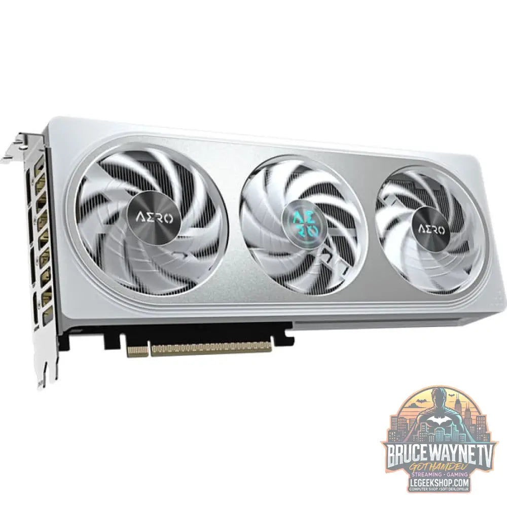 GIGABYTE GeForce RTX 5060 AERO OC 8G, carte graphique DLSS 4, 3x DisplayPort, 1x HDMI 2.1 - GIGABYTE - vue 2