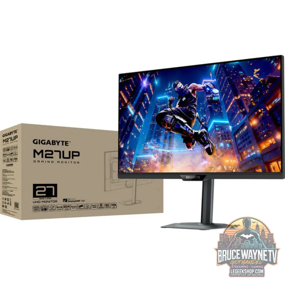GIGABYTE M27UP 27" 3840 × 2160 px IPS 160 Hz - GIGABYTE - vue 7