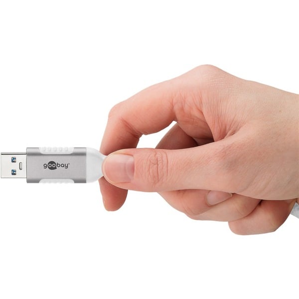 goobay Ethernet-câble USB-A 3.2 Gen1 Stecker > RJ-45 Stecker, adaptateur réseau - goobay - vue 8