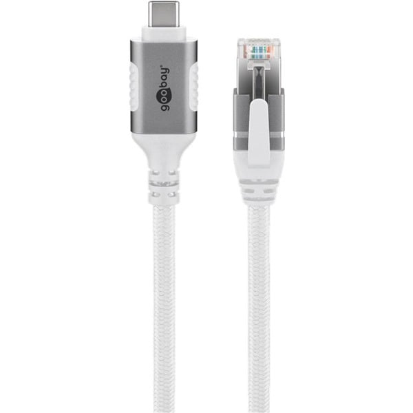 goobay Ethernet-câble USB-C 3.2 Gen2 Stecker > RJ-45 Stecker, adaptateur réseau - goobay - vue 2