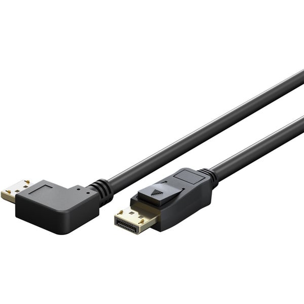 (€ 5,04 / 1 m) goobay câble DisplayPort Stecker 90° > DisplayPort Stecker, 8K / 144Hz - goobay - vue 2