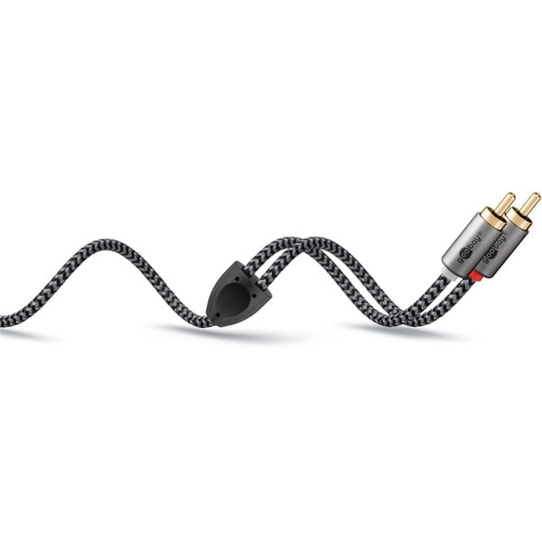 goobay Plus Audio Adapterkabel AUX 3,5mm jack > Stereo-Cinch Stecker - goobay - vue 4