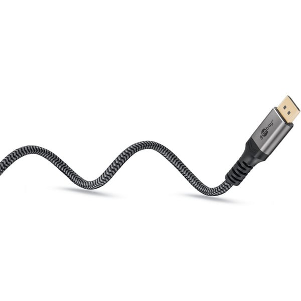 goobay Plus DisplayPort 2.0/2.1 câble, 8K @ 144Hz, 54 Gbit/s - goobay - vue 8