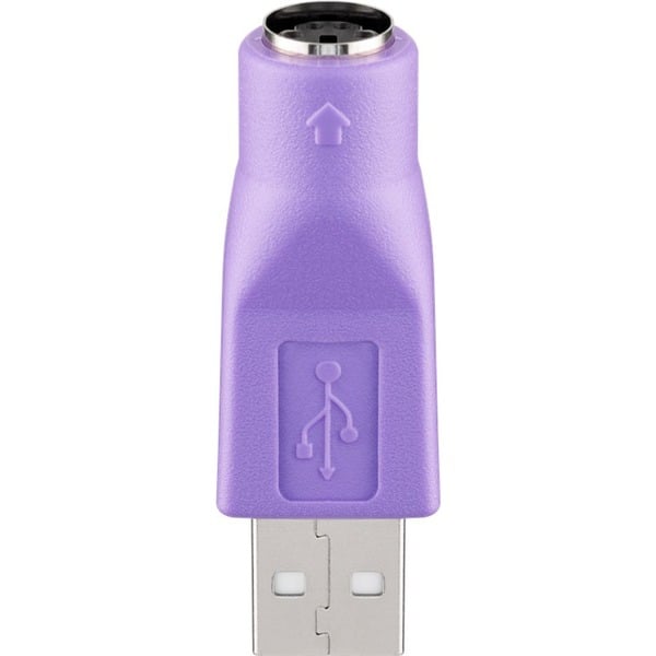 goobay USB 2.0 Adapter, USB-A Stecker > PS/2 Buchse - goobay