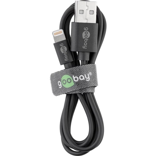 goobay USB 2.0 Adapterkabel, USB-A Stecker > Lightning Stecker - goobay - vue 3