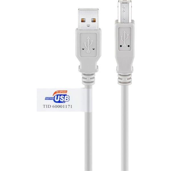 goobay USB 2.0 câble, USB-A Stecker > USB-B Stecker - goobay