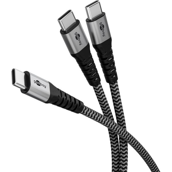 goobay USB 2.0 câble, USB-C Stecker > USB-C Stecker - goobay - vue 3