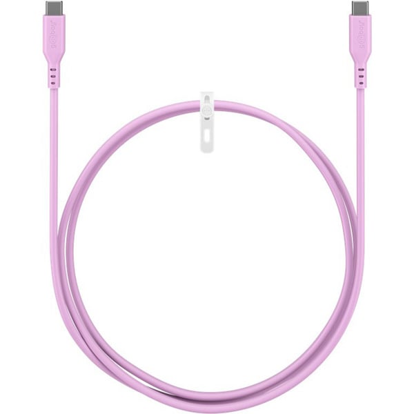 goobay USB 2.0 Silikonkabel pink, USB-C Stecker > USB-C Stecker - goobay - vue 2