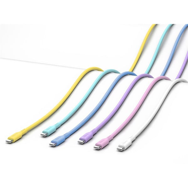goobay USB 2.0 Silikonkabel blanc, USB-C Stecker > USB-C Stecker - goobay - vue 14