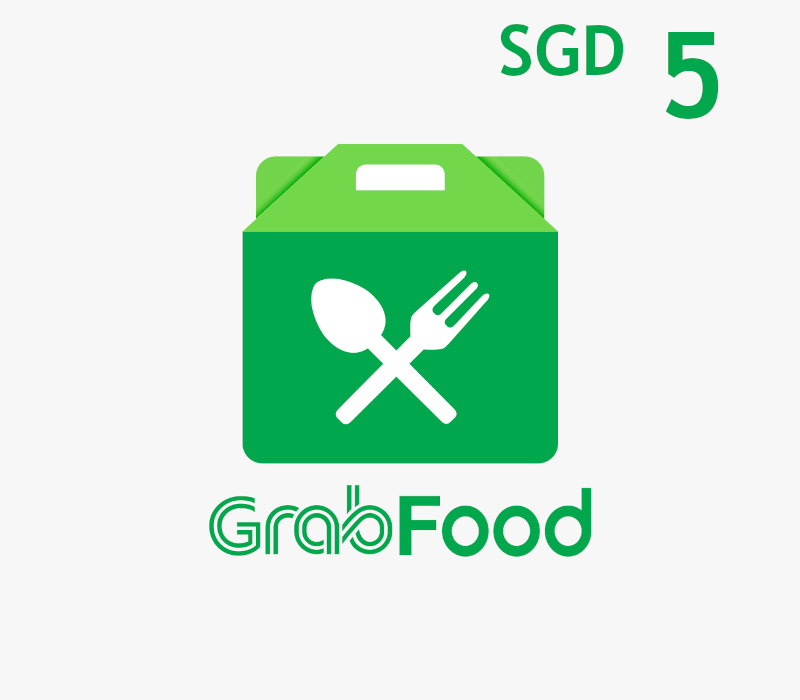 Grab Food SGD 5 Gift Card SG