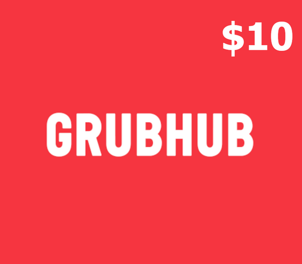 Grubhub USD 10 Gift Card