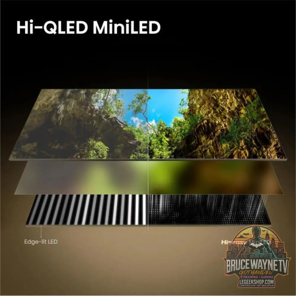Hisense ULED 55E8S MiniLED, QLED-Fernseher - Hisense - vue 7
