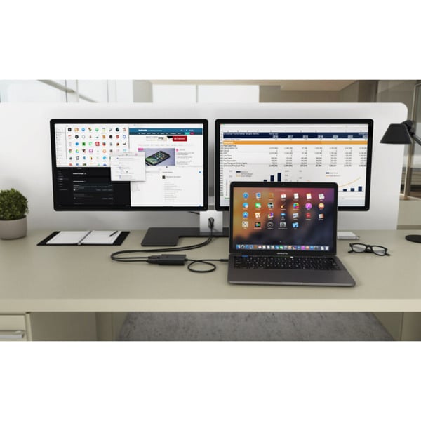 € 30,24 i-tec Video Adapter USB-C > Dual DisplayPort 4K / 60Hz (single 8K / 30Hz) - i-tec - vue 4