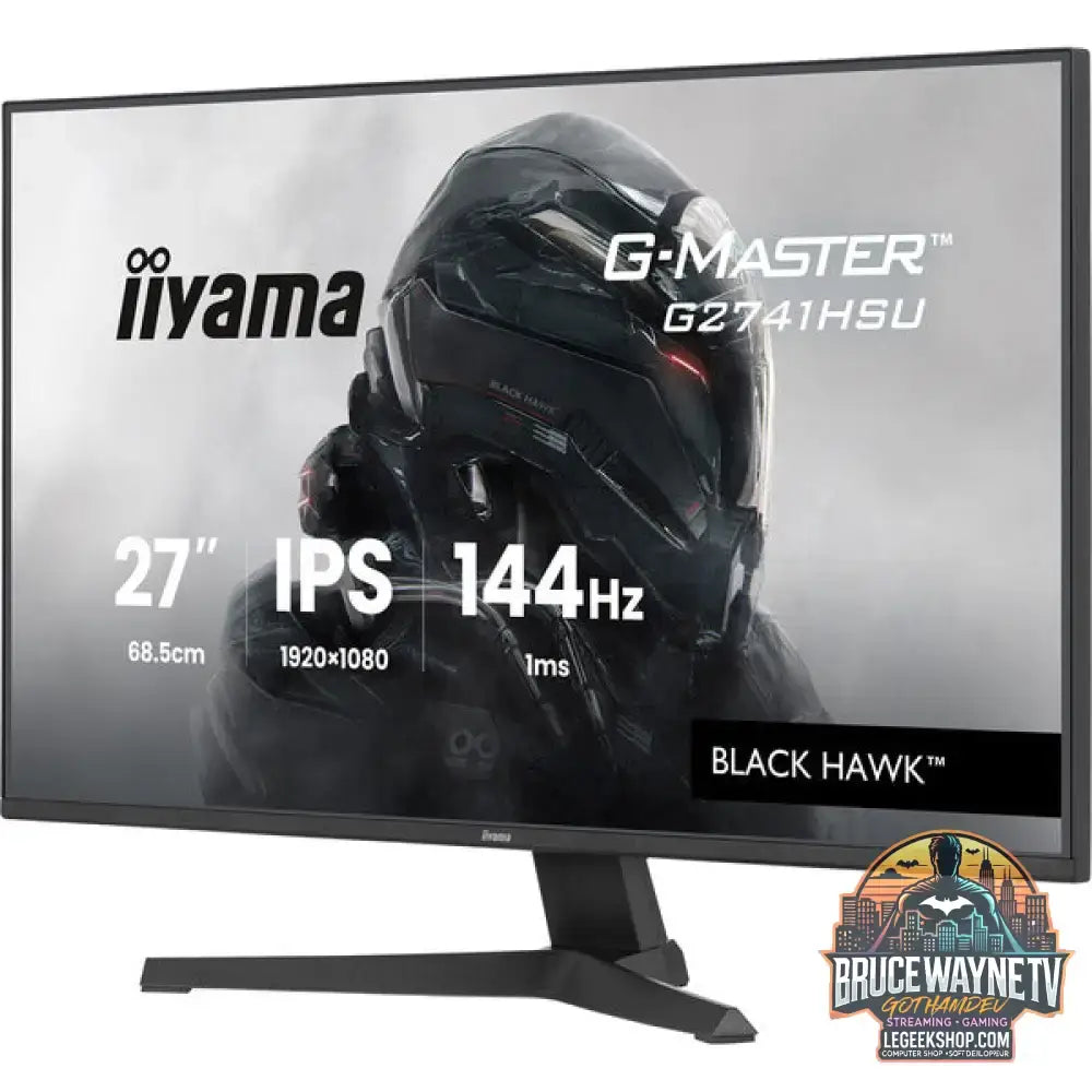 iiyama G-Master G2741HSU-B1 Black Hawk 27" Full HD IPS 144 Hz - iiyama - vue 3