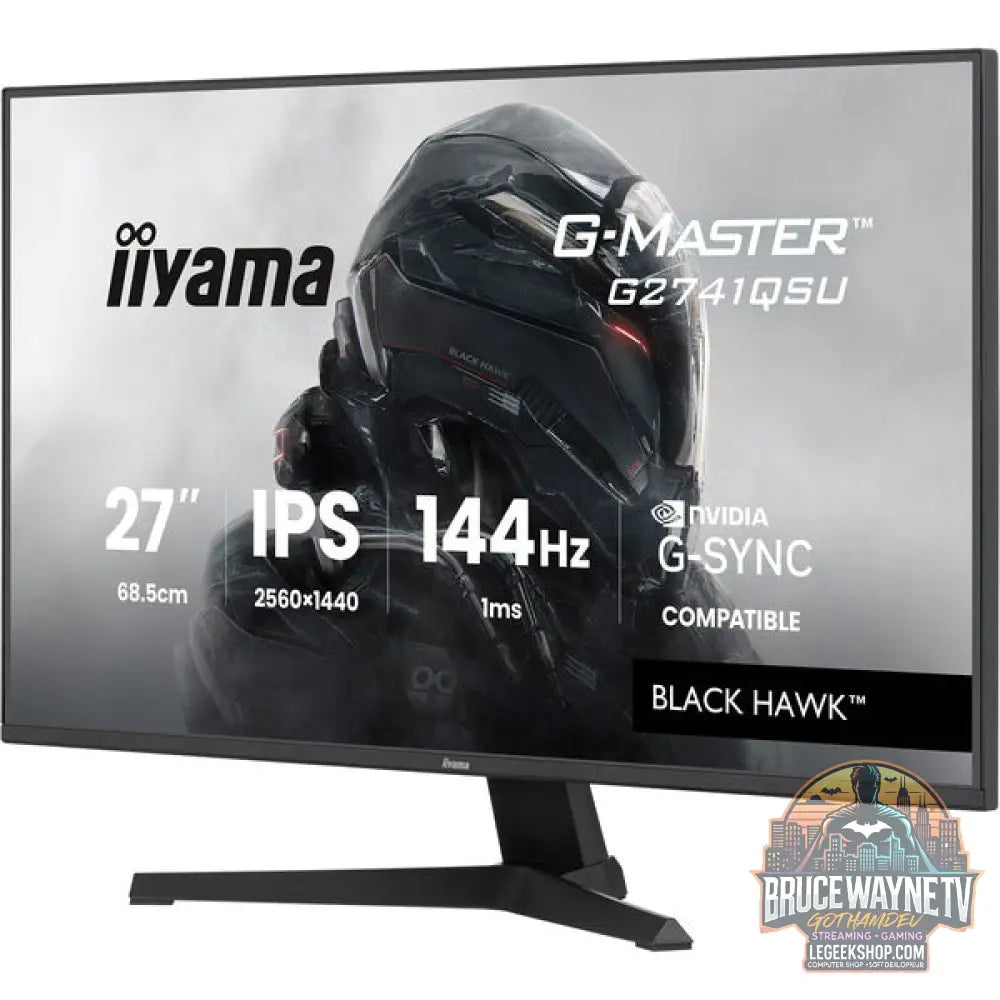 iiyama G-Master G2741QSU-B1 Black Hawk 27" QHD/WQHD IPS 144 Hz - iiyama - vue 3