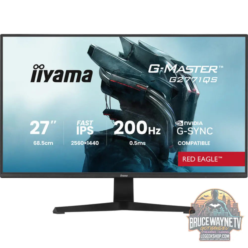 iiyama G-Master G2771QS-B1 Red Eagle 27" QHD/WQHD IPS 200 Hz - iiyama - vue 2