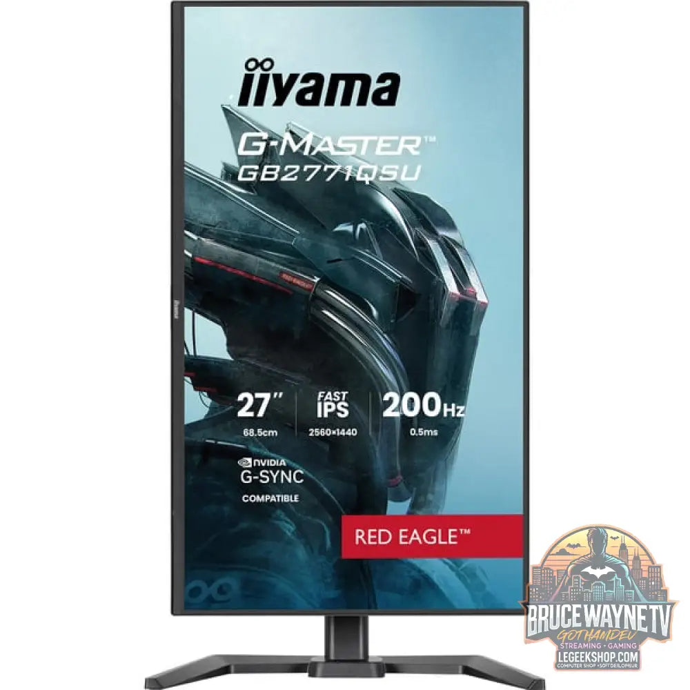 iiyama G-Master GB2771QSU-B1 Red Eagle, Gaming-Monitor - vue 3
